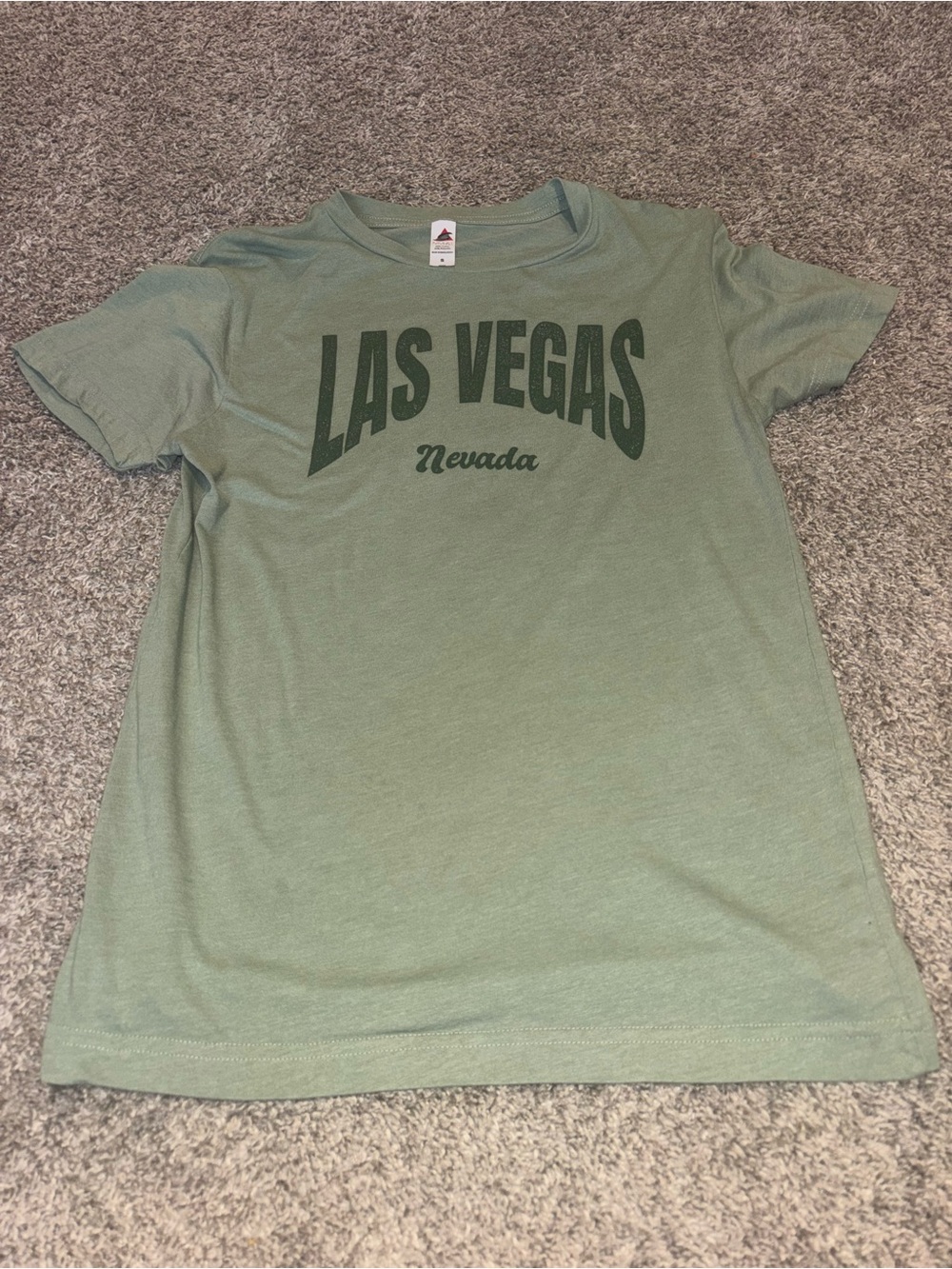 Unisex Las Vegas Nevada Green Graphic Tee